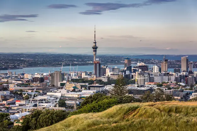 A sunny day at Takapuna Beach in Auckland's North Shore, a popular spot for new residents to explore after moving.