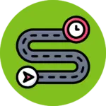 Icon for local and long-distance moving services across New Zealand.