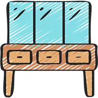 Our team carefully rearranging heavy furniture within a client's home, moving a bookshelf to a new position.