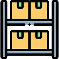 Our mover carefully stacking boxes inside a secure storage unit in Auckland.