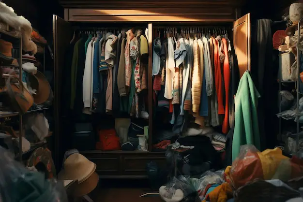 A clean and organized home office desk, free of clutter, achieved by following a decluttering checklist.