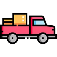 Our mover loading a recently purchased dining table into the truck for a Trade Me pickup and delivery in Auckland.