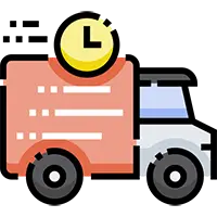 A washing machine and a small sofa securely packed inside our van, ready for transport across Auckland.