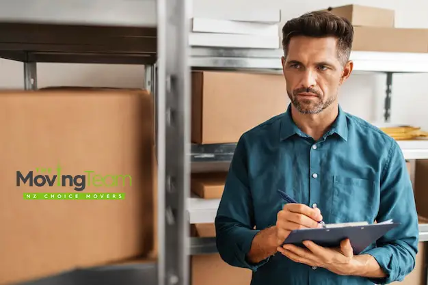 Professional movers from The Moving Team loading furniture for their integrated moving and storage service in Auckland.