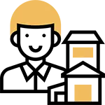 Two movers safely carrying a heavy sofa up a narrow staircase in a Hobsonville townhouse.