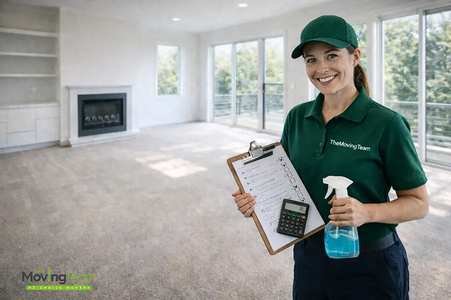 Guide explaining the average move out cleaning cost in Auckland for end of tenancy.